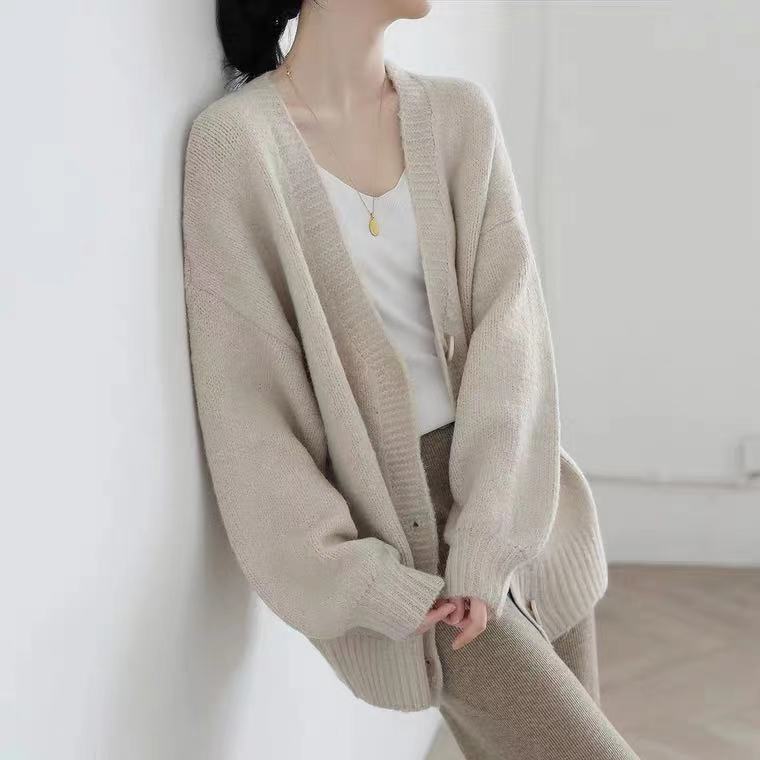【outer】ニットカーデ　M25640