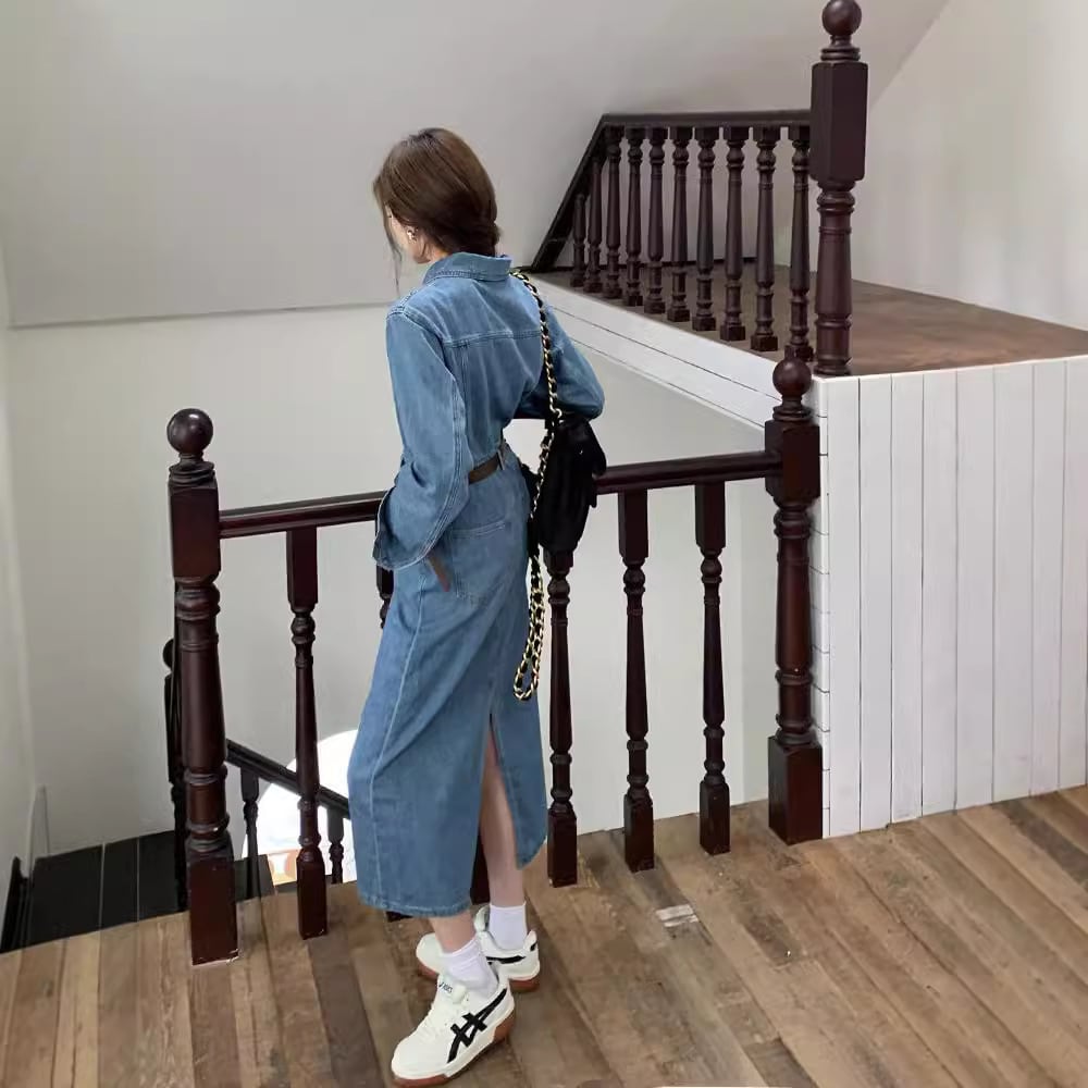 【dress】デニムワンピース　M25503