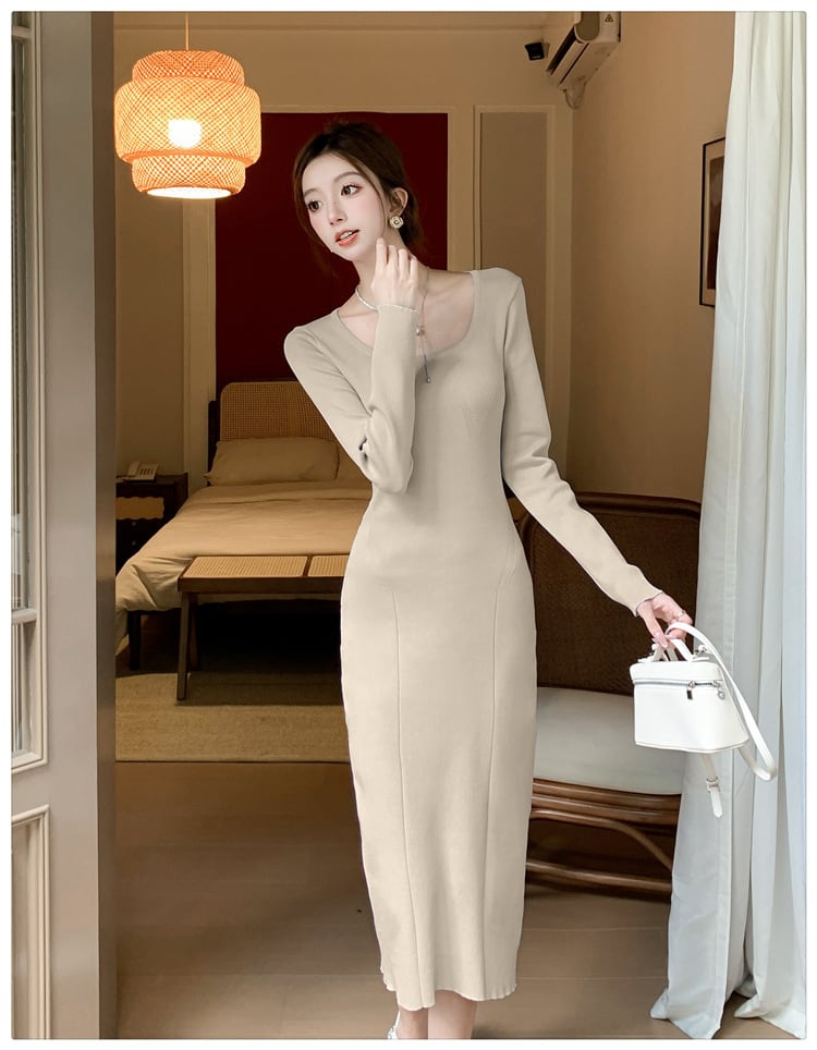【dress】ニットワンピース　M25607