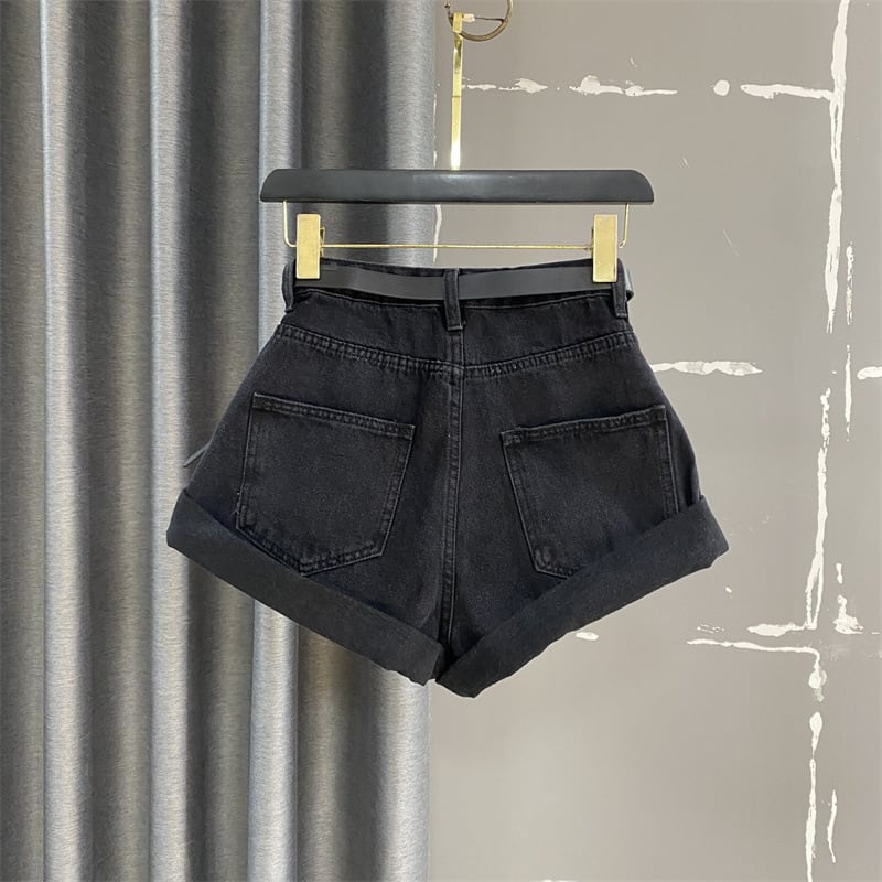 【bottoms】ハイウエストショートパンツG20940