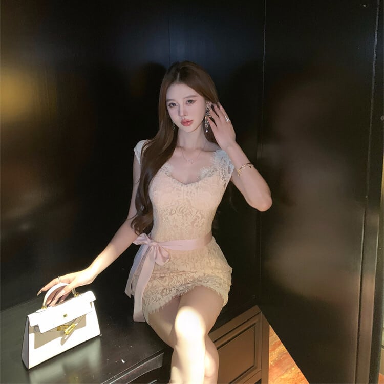【dress】レースデートワンピース　M29628