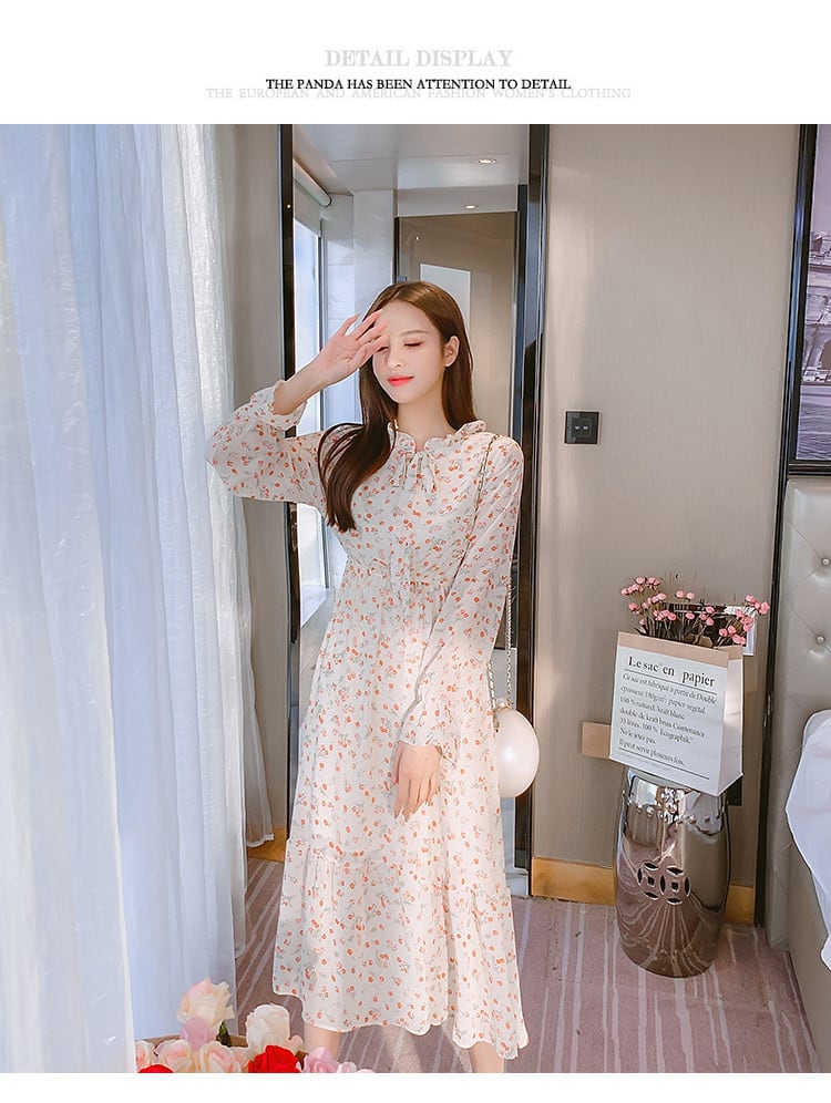 【dress】花柄ワンピース　M25347