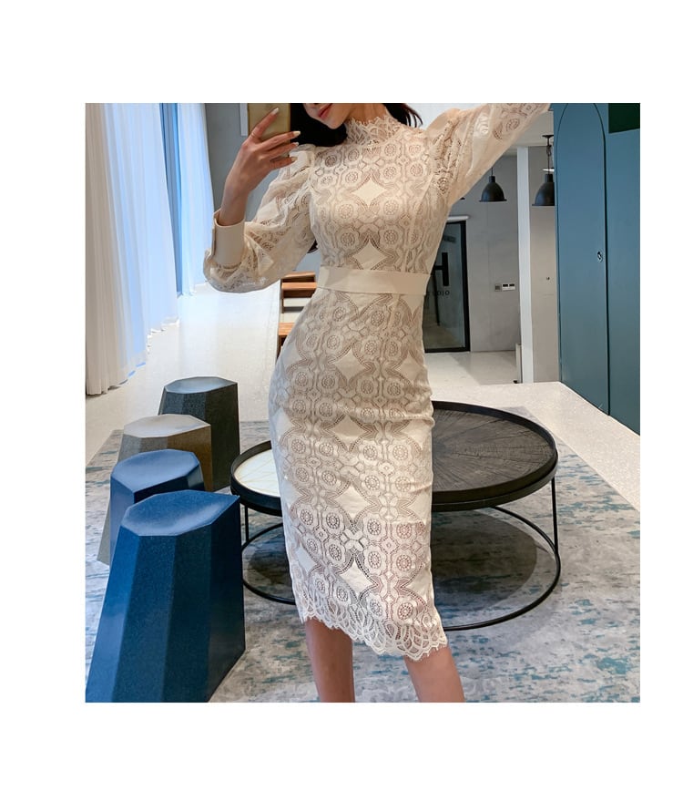 【dress】レースワンピース　M17108