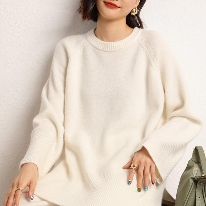 【tops】クルーネックニットセーター　M26244