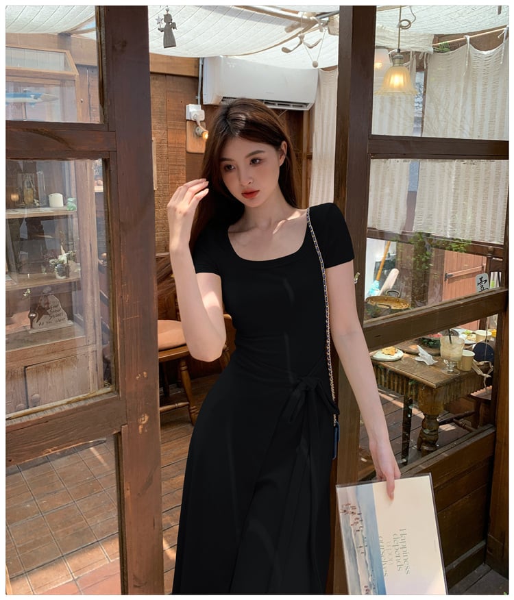 【dress】無地ワンピース　M24655