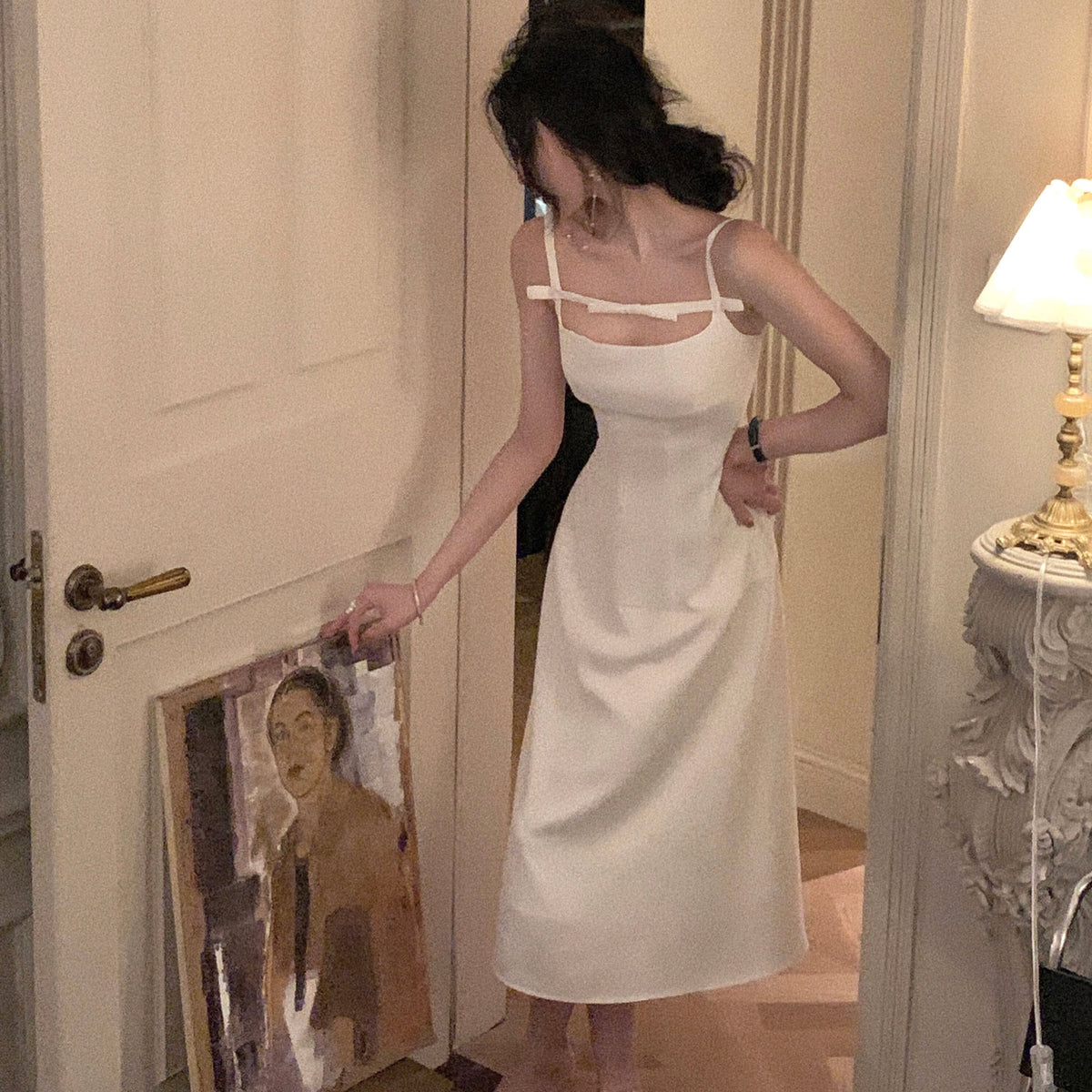 【dress】リボンキャミワンピース　N3266