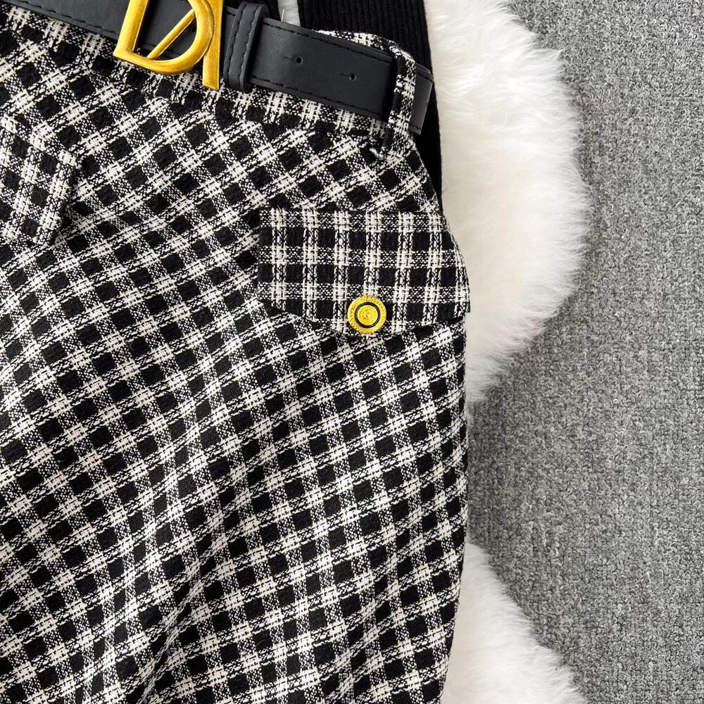 【set】ニットトップス×スカートセット　M18459