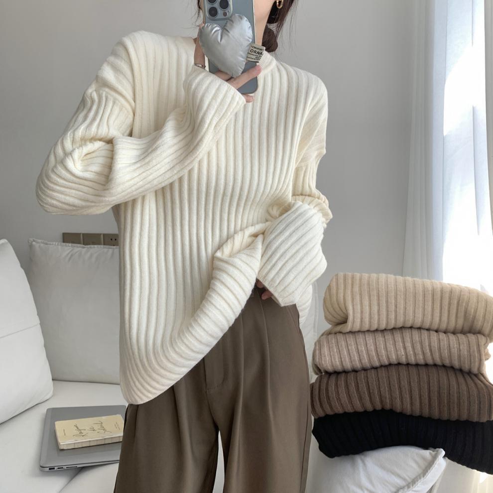 【tops】ニットプルオーバー　M19007