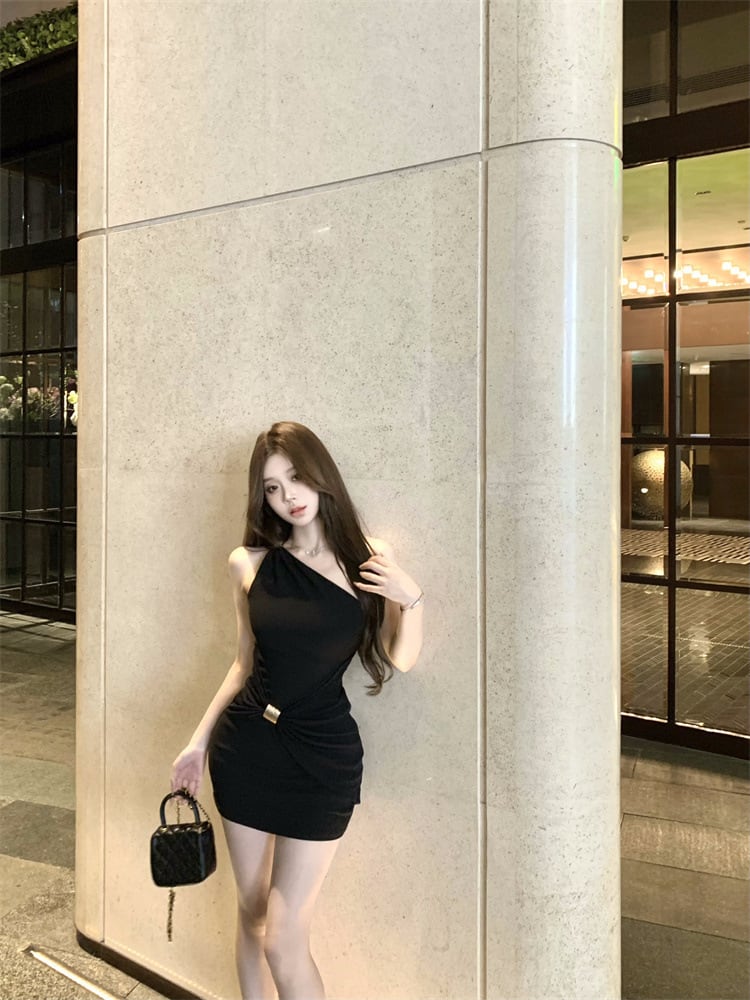 【dress】ワンショルダーワンピース　M29514