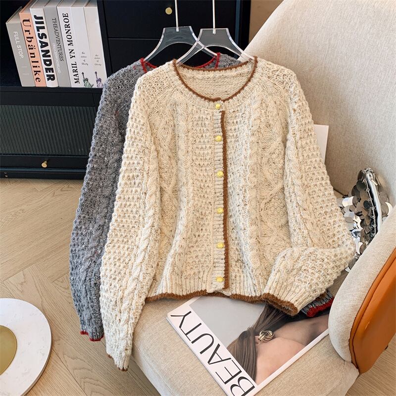 【outer】ニットカーデ　M29182