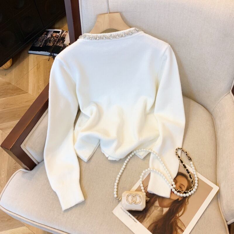 【outer】ビジューニットカーデ　M29199