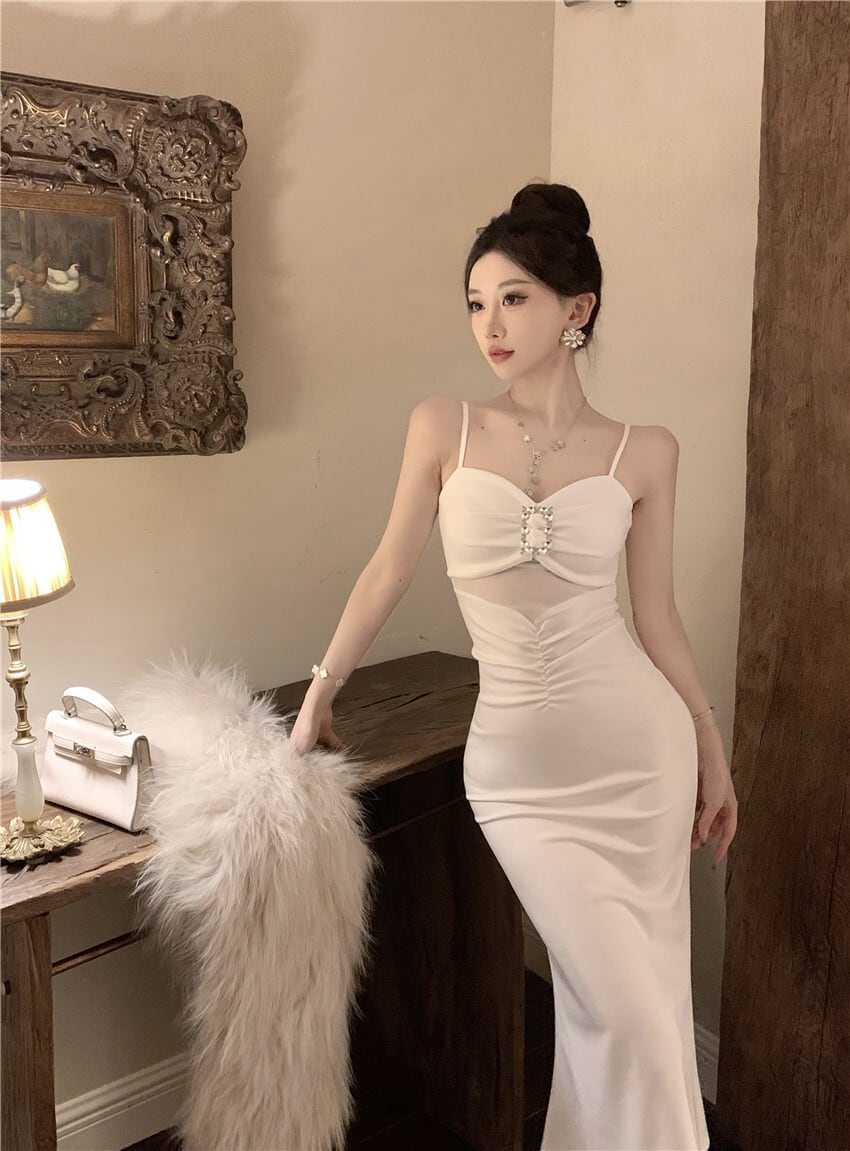 【dress】体型カバーキャミワンピース G21095