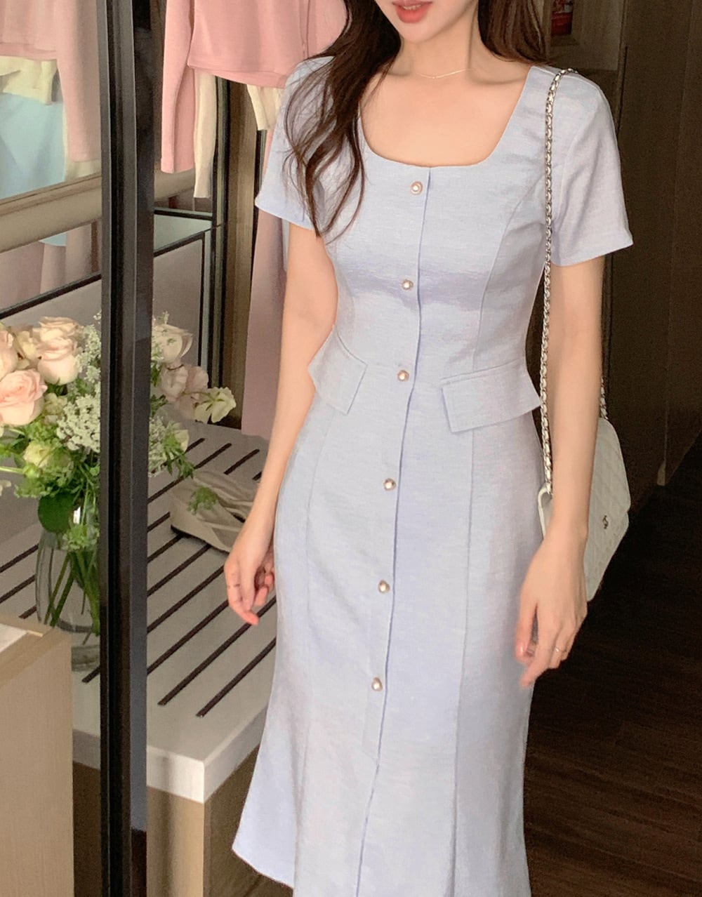 【dress】マーメイドワンピース　M24722