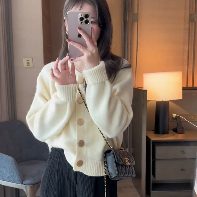 【outer】ニットカーデ　M25678