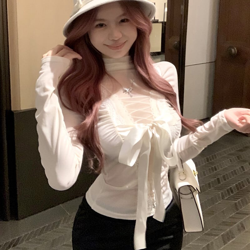 【tops】チュールドッキングトップス　M29439