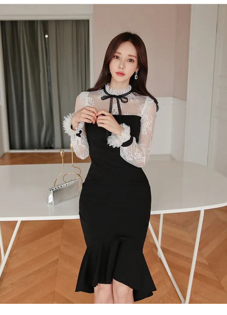 【dress】マーメイドワンピース　M18876