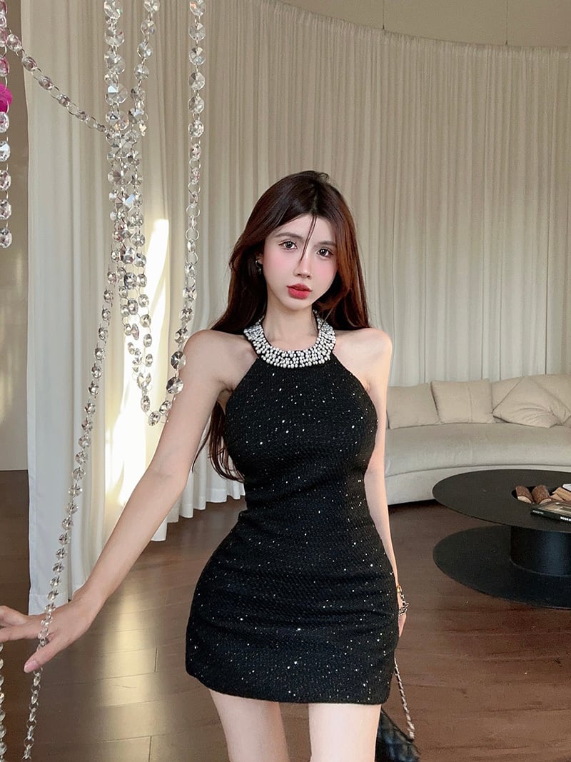 【dress】ホルターネックワンピース G20090