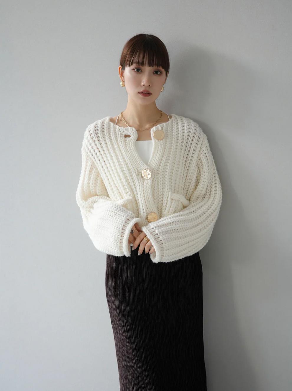 【outer】ニットカーデ　M27613