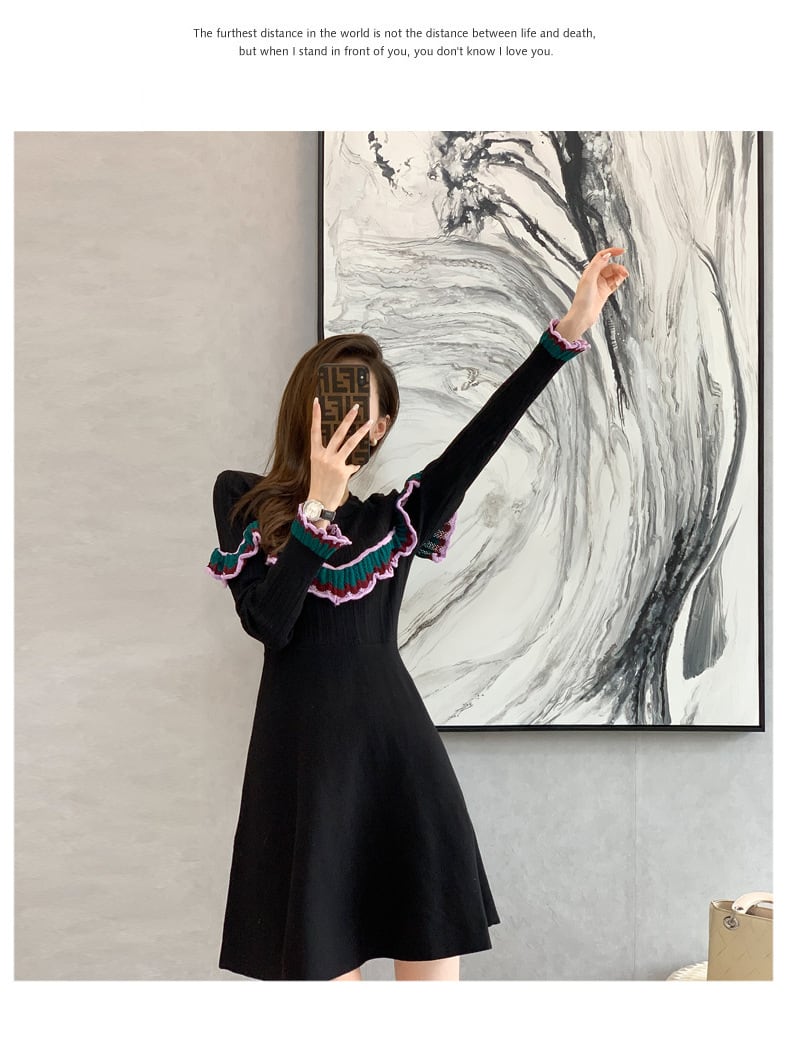 【dress】ニットワンピース　M25499