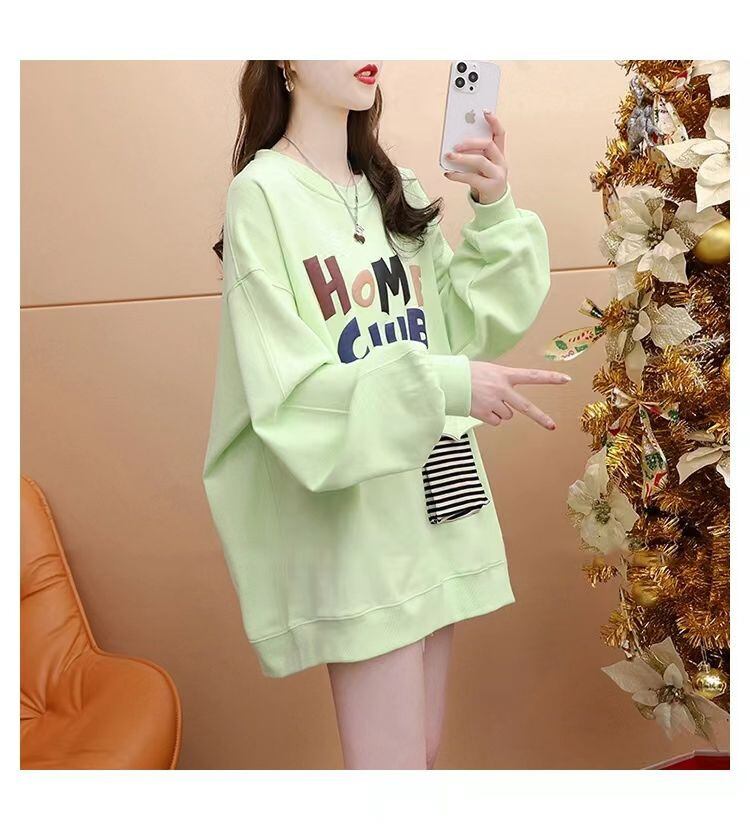 【tops】クルーネックパーカー　M18556
