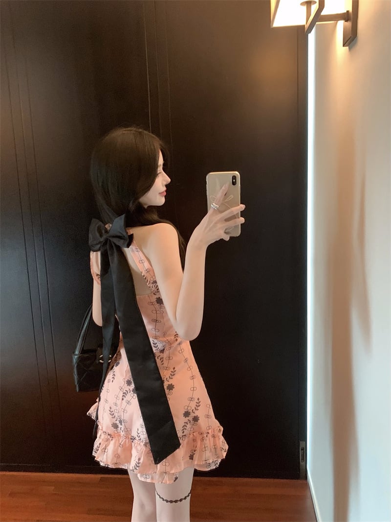 【dress】リボン付きワンピース　M24613
