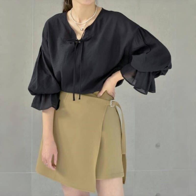 【tops】フレアスリーブブラウスG20215