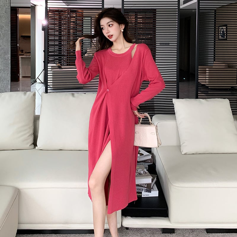 【dress】ニットワンピース　M26054