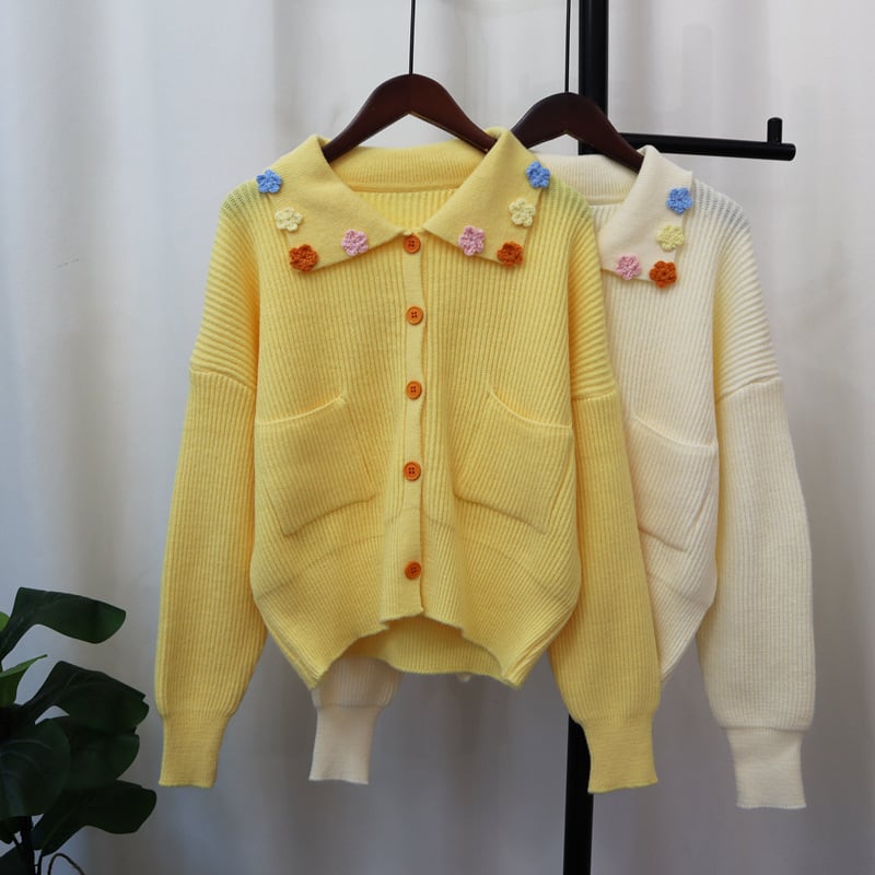 【outer】アウトポケットニットカーデ　M25594