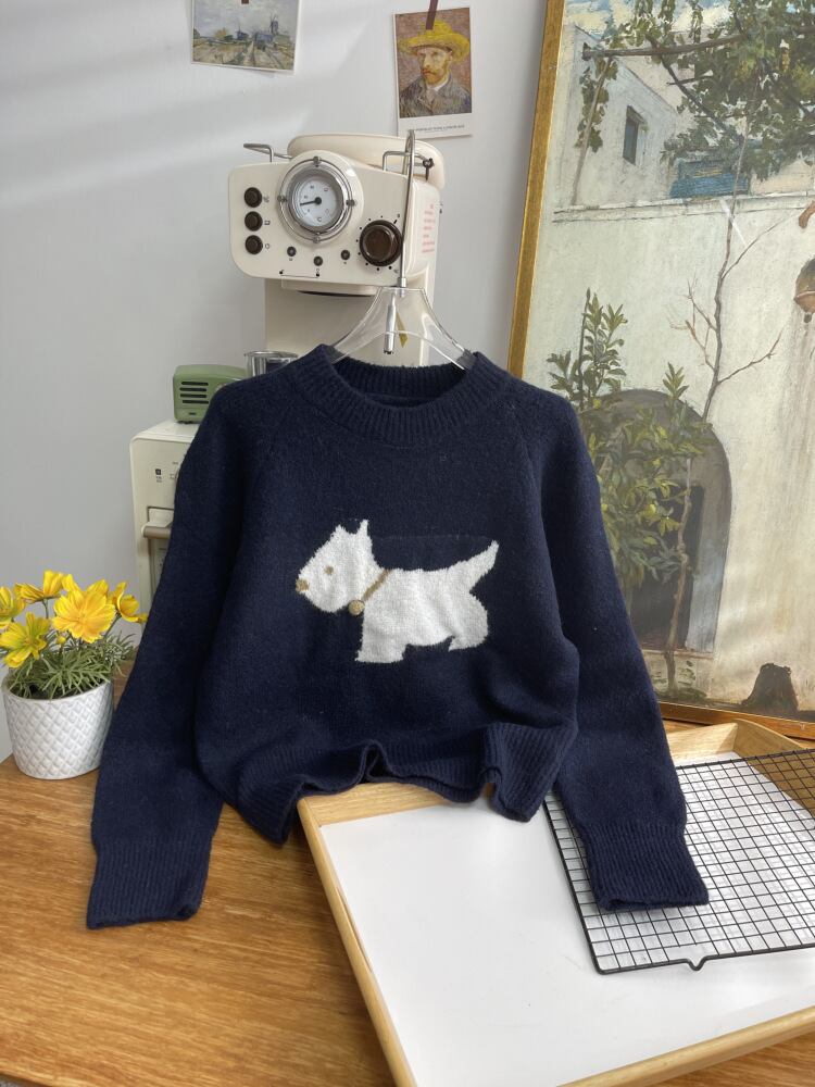 【tops】カートゥーンニットセーター　M26856