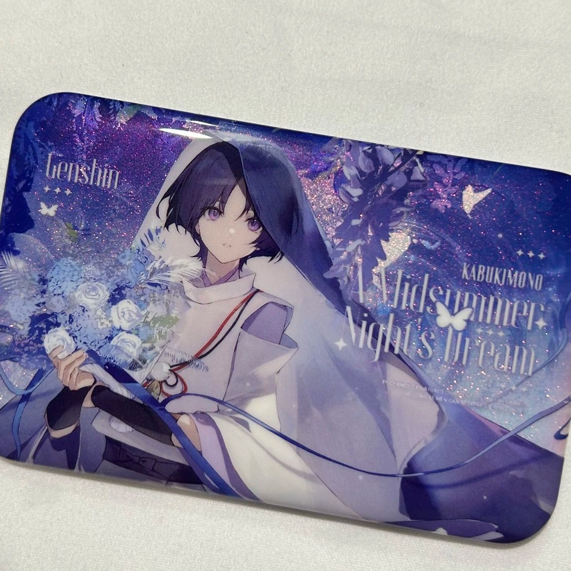 【GOODS】原神 放浪者 スカラマシュ 長方形 缶バッジ Q2188