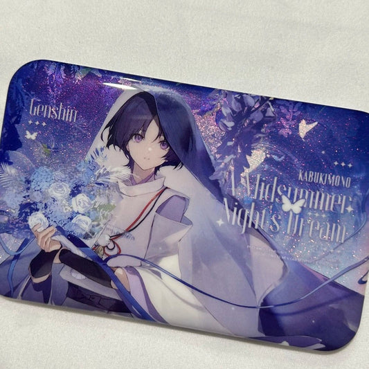 【GOODS】原神 放浪者 スカラマシュ 長方形 缶バッジ Q2188