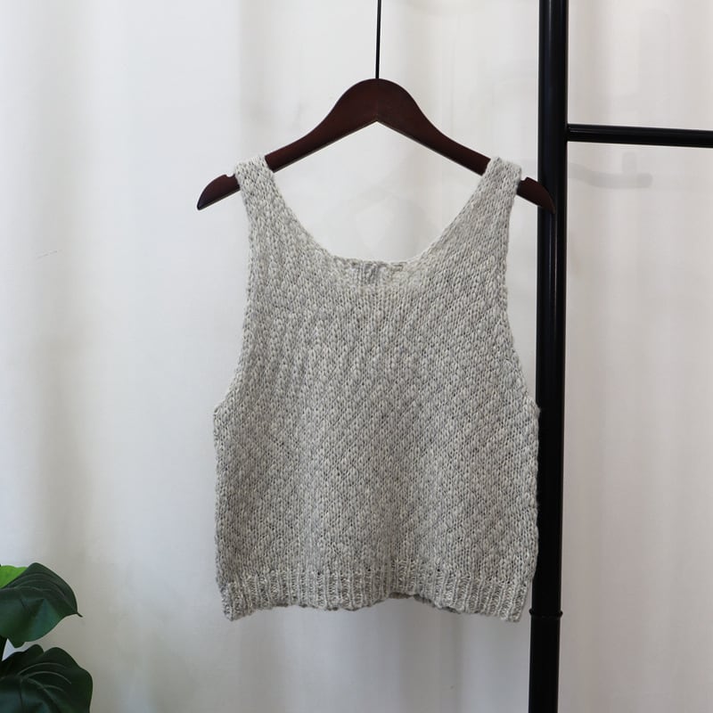 【tops】ニットキャミソール　M25506