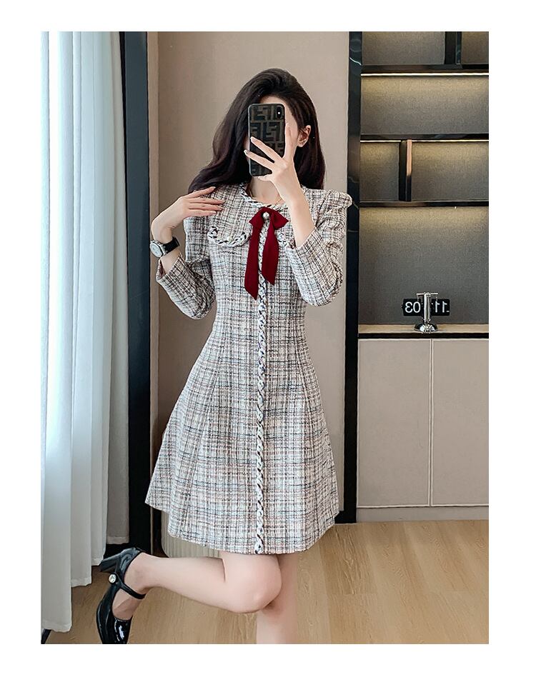【dress】ツイードワンピース　M18608