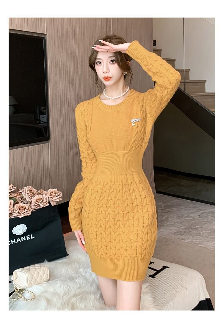 【dress】ニットワンピース　M18797