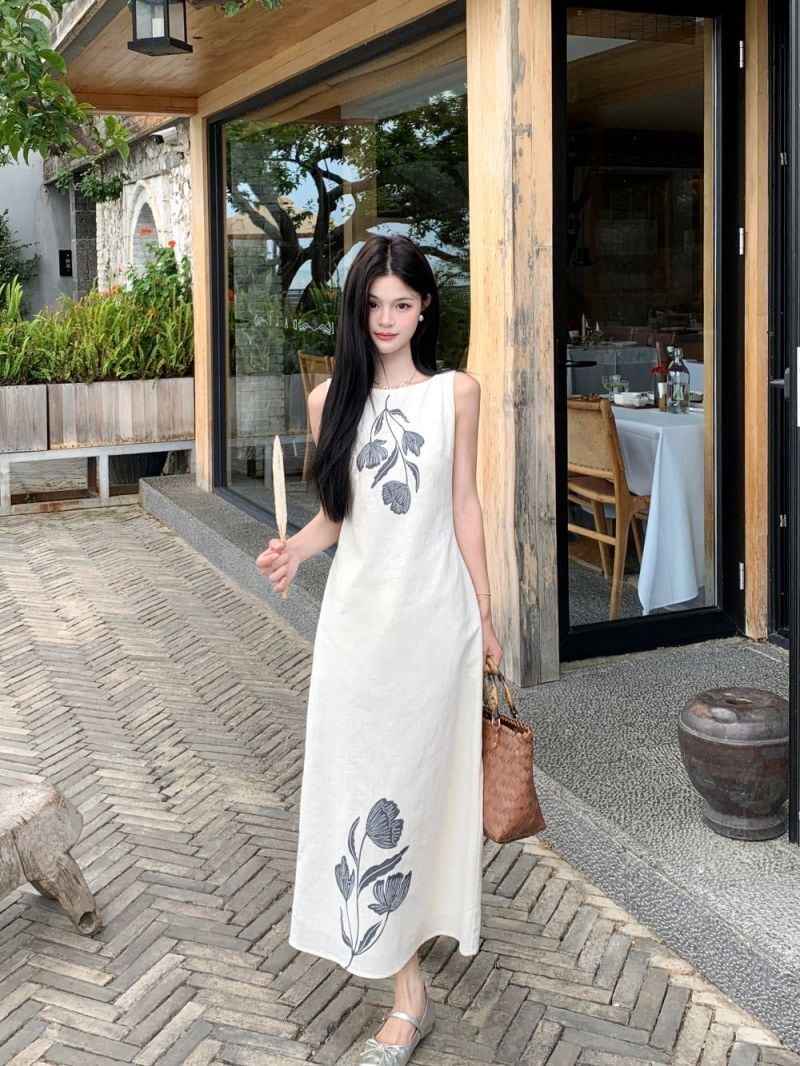 【dress】ノースリーブワンピース　M24528