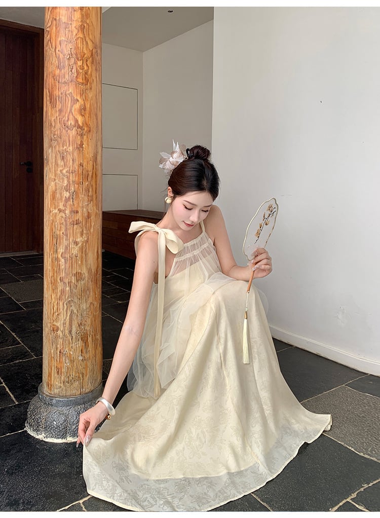 【dress】ホルターネックワンピース　M24764
