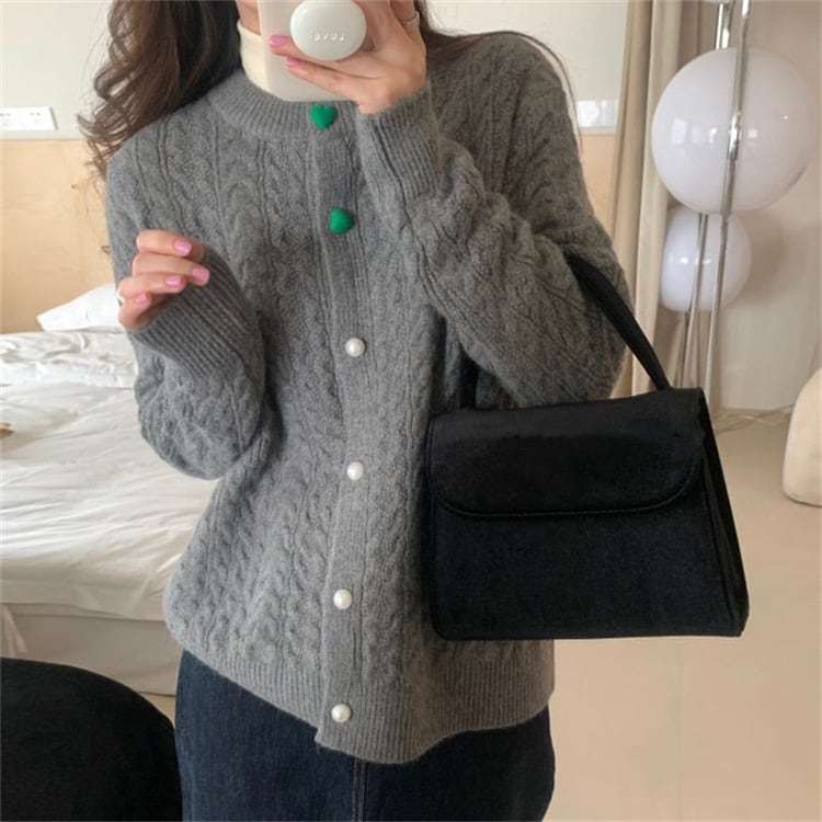 【outer】ニットカーデ　M25790