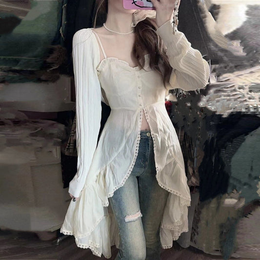 【dress】フリルキャミワンピースG20384