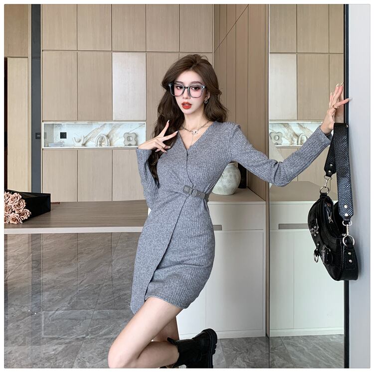 【dress】ニットワンピース　M18563