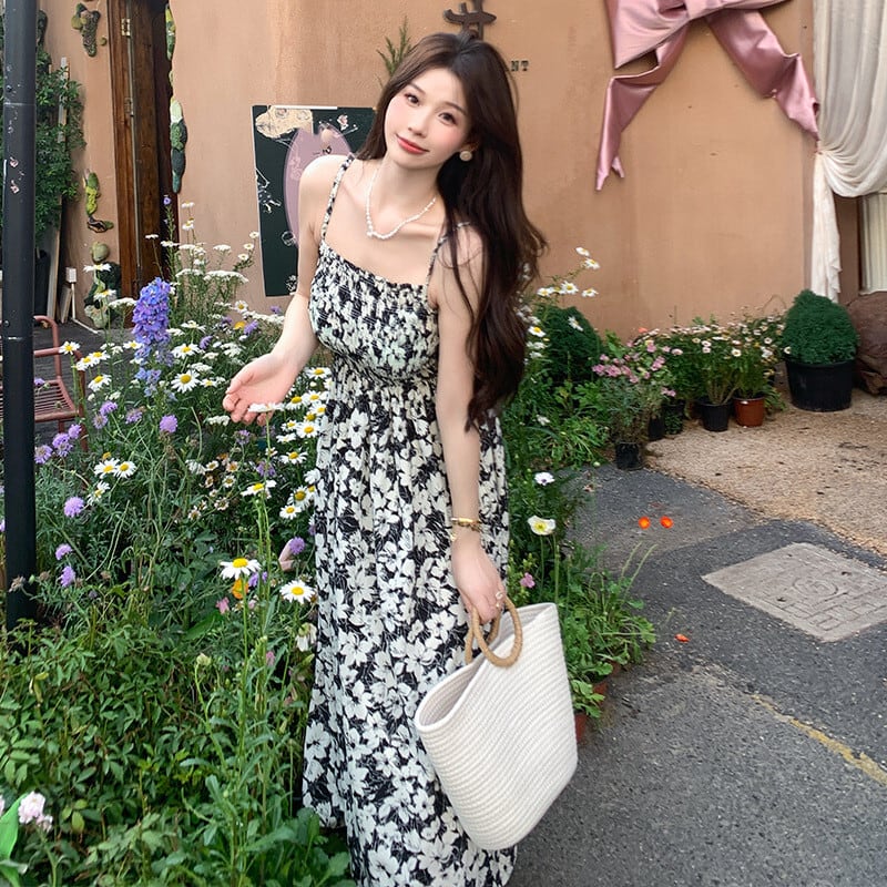 【dress】プリントキャミワンピース　M24976