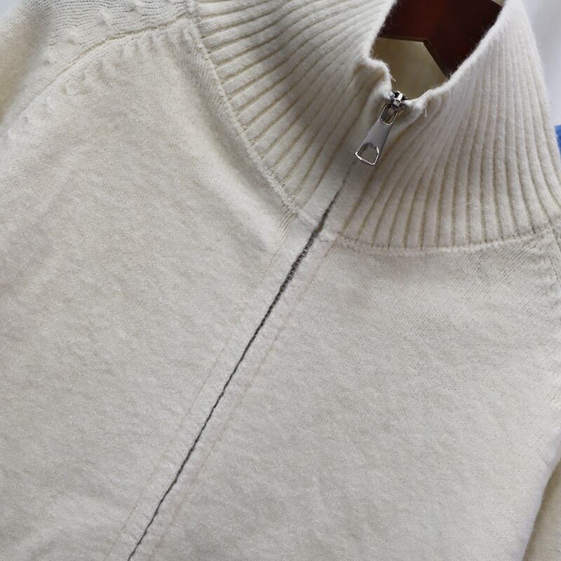 【outer】ファスナーニットカーデ　M27437