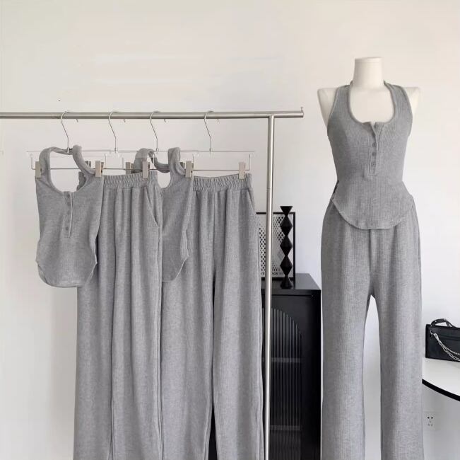 【set】キャミソール+ガウチョパンツ２点セットG21268