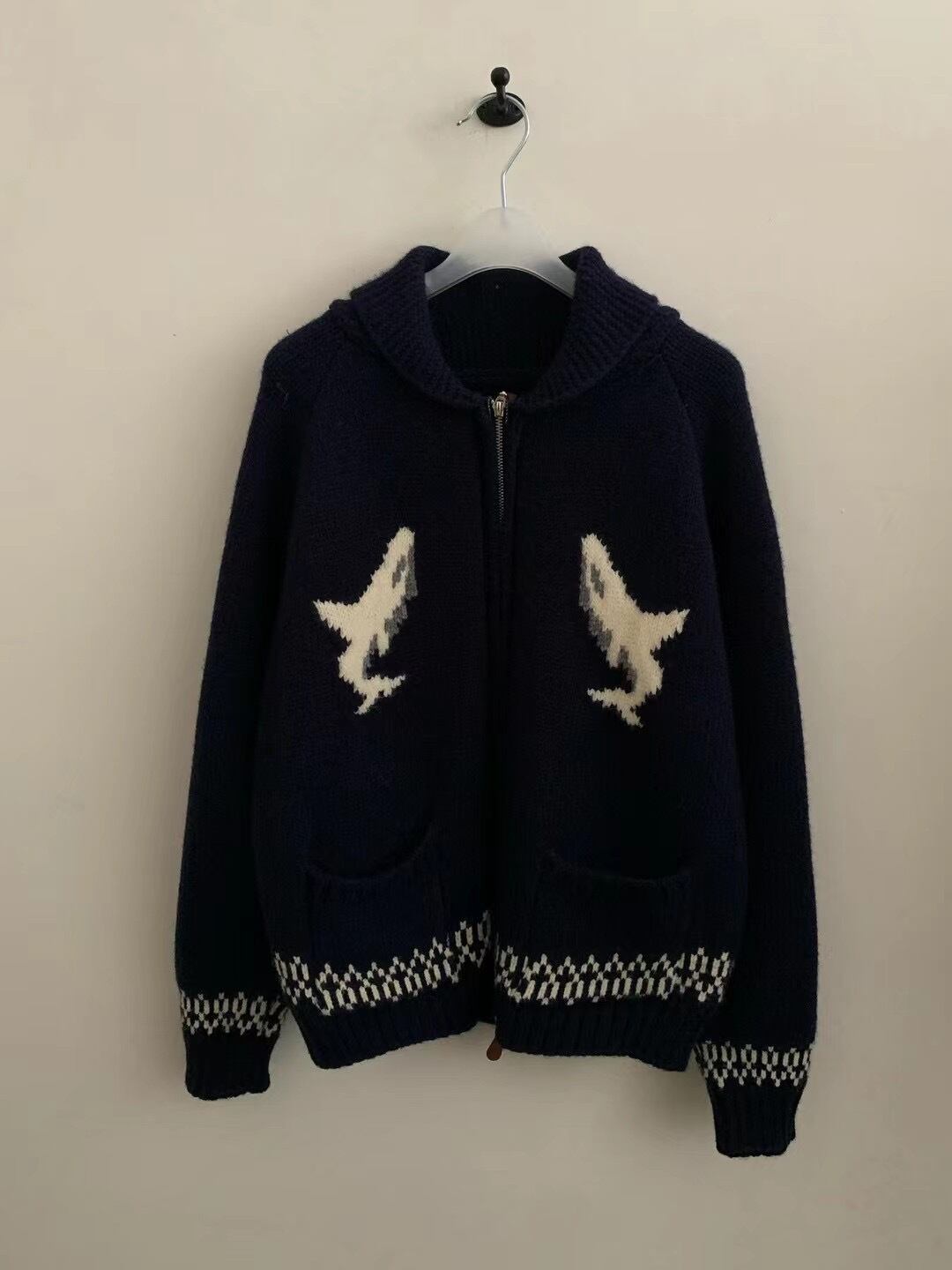 【outer】ファスナーニットカーデ　M27331