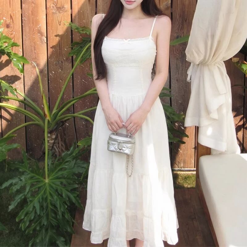 【dress】ロングキャミワンピース Q8250