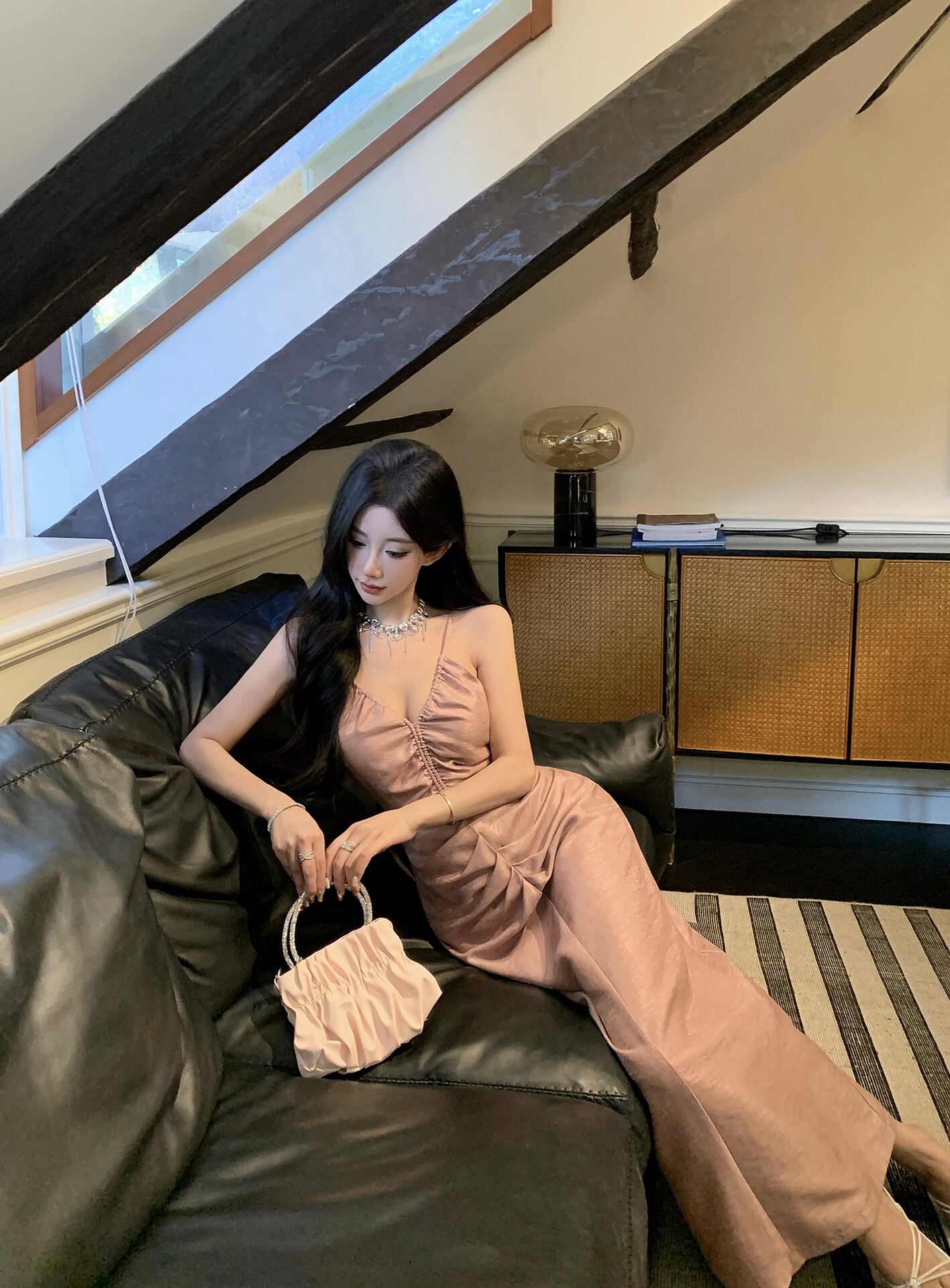 【dress】ホルターネックワンピース　M30004