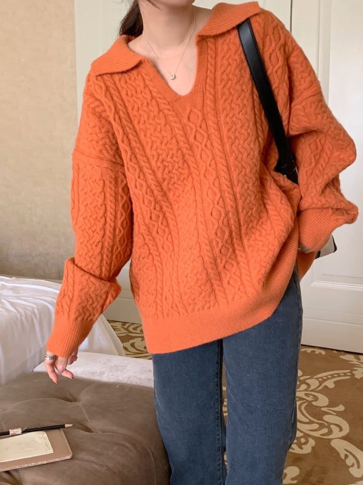 【tops】ニットセーター　M25989
