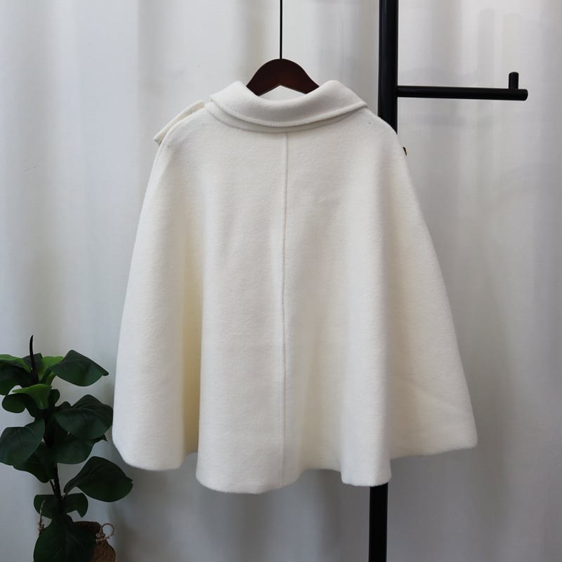 【outer】ラシャ生地ケープコート　M26075