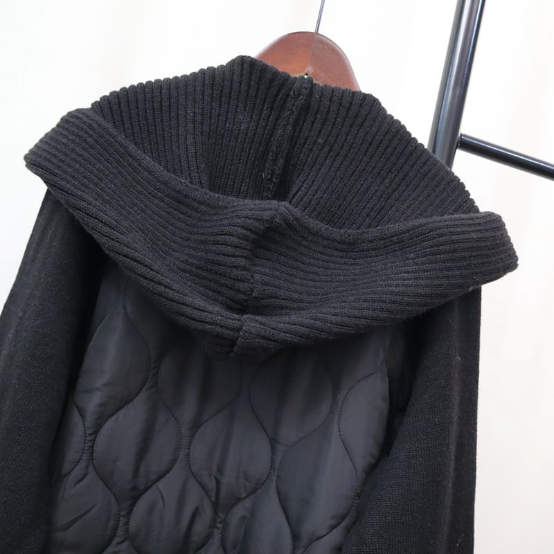 【outer】切り替えロング丈ニットカーデ　M27166