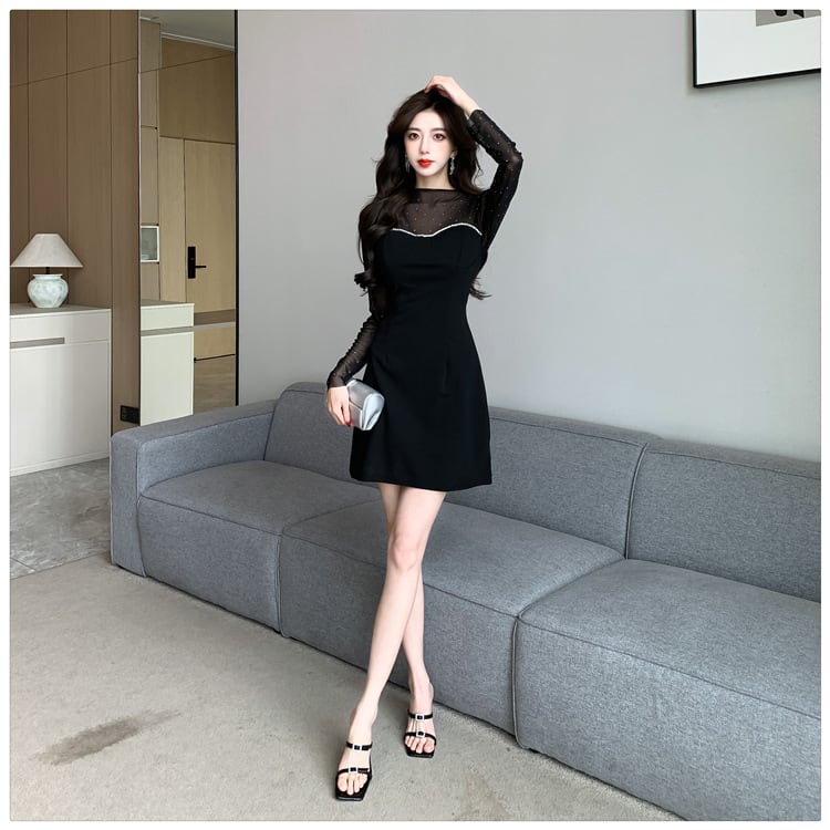 【dress】デートワンピース　M25866