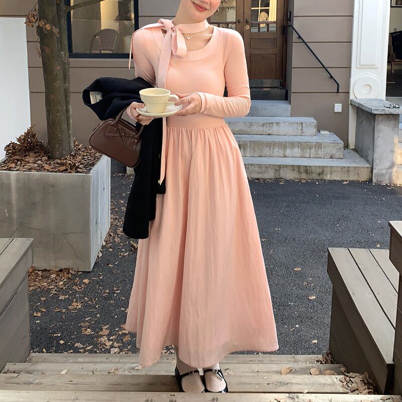 【dress】ロングワンピース Q6644
